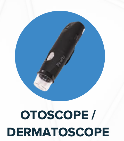 Otoscope et dermatoscope connectés