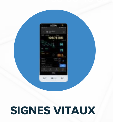 Moniteur connecté de mesure des signes vitaux
